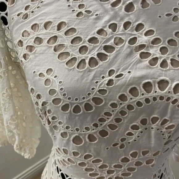 Zimmermann White Lace Backless Dress - Picture 4 of 15